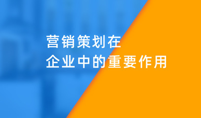 企业策划 营销策划在企业发展中的核心作用与胜利模式